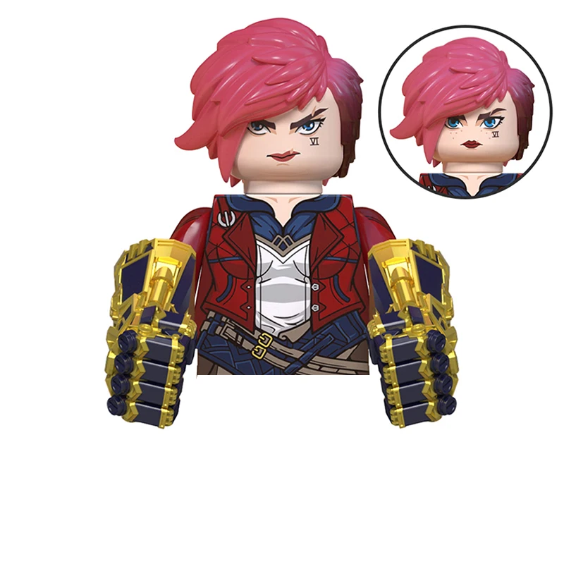 Arcane: リーグ・オブ・レジェンドアニメーションゲーム周辺おもちゃジンクス VI ケイトリンヴィクトル小さな人形アニメアクションモデルフィギュアコレクション