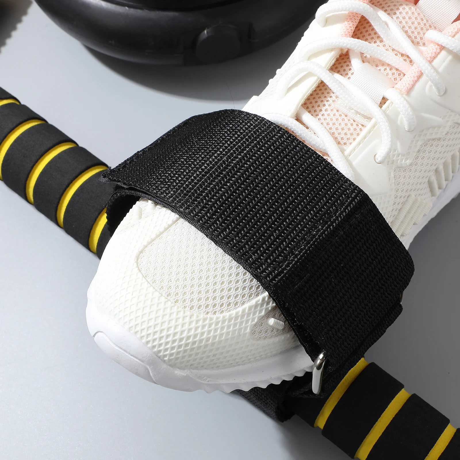

2Pcs Ankle Straps Adjustable Dumbbell Foot Attachments Leg Workouts Hamstring Exercises Weight Lifting Gym Accessories