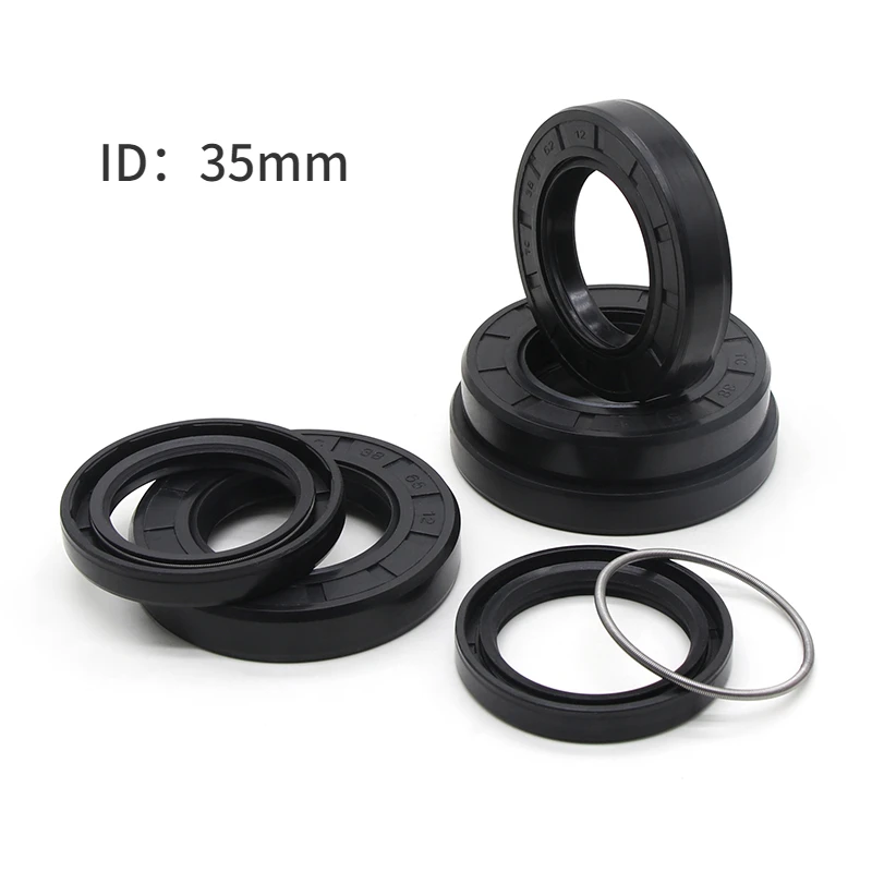 NBR Oil Seal ID 35 mm TC-35*42/45/48/50/52/55/60/65/68/70/80/86*5/6/7/8/10/12mm Nitrile Rubber Shaft Double Lip Oil Seals Gasket