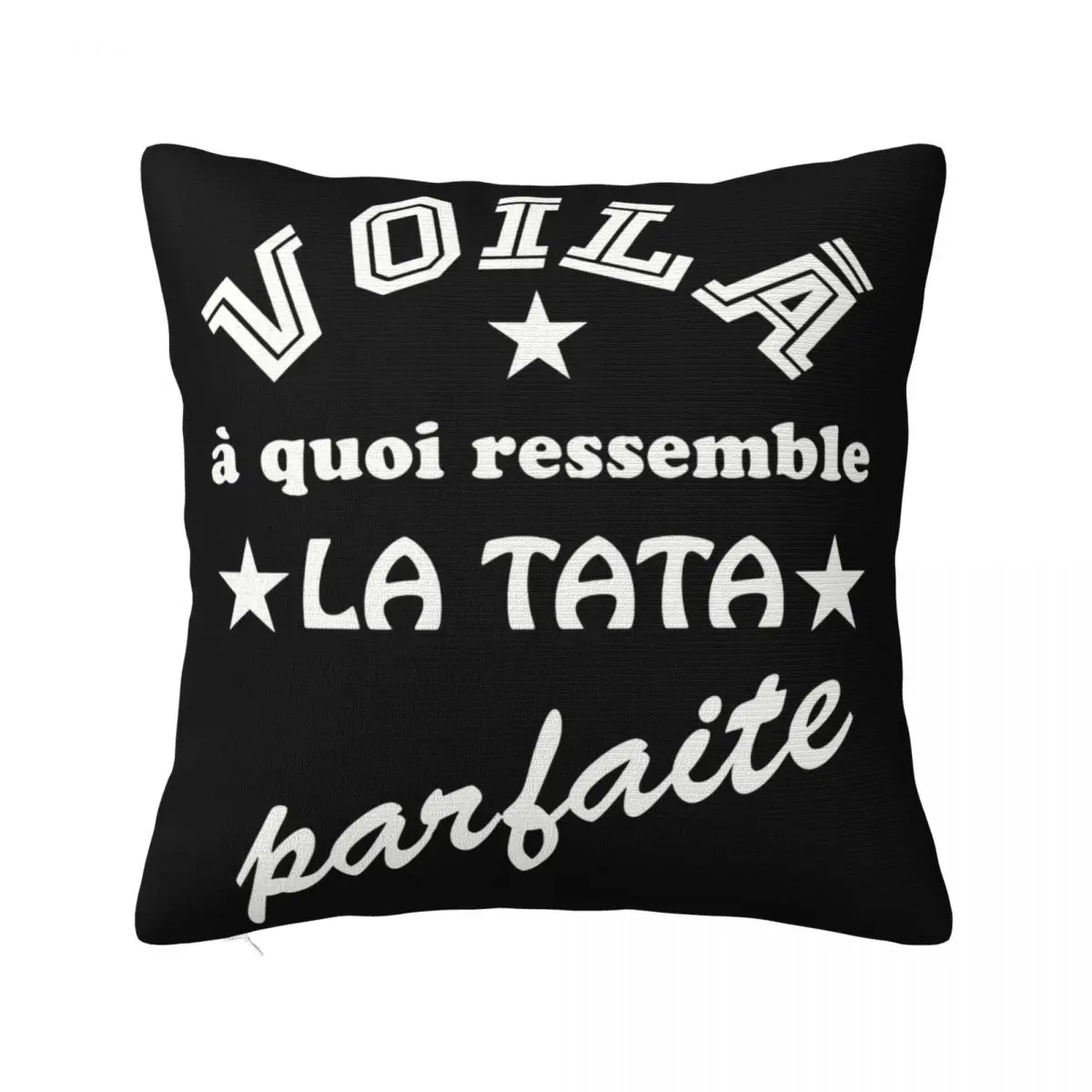 Personnalise Meilleure Tata Parfaite Cool Idee Cadeaux Maillot Fete H010 Lowest Price Western Style Pillow Case