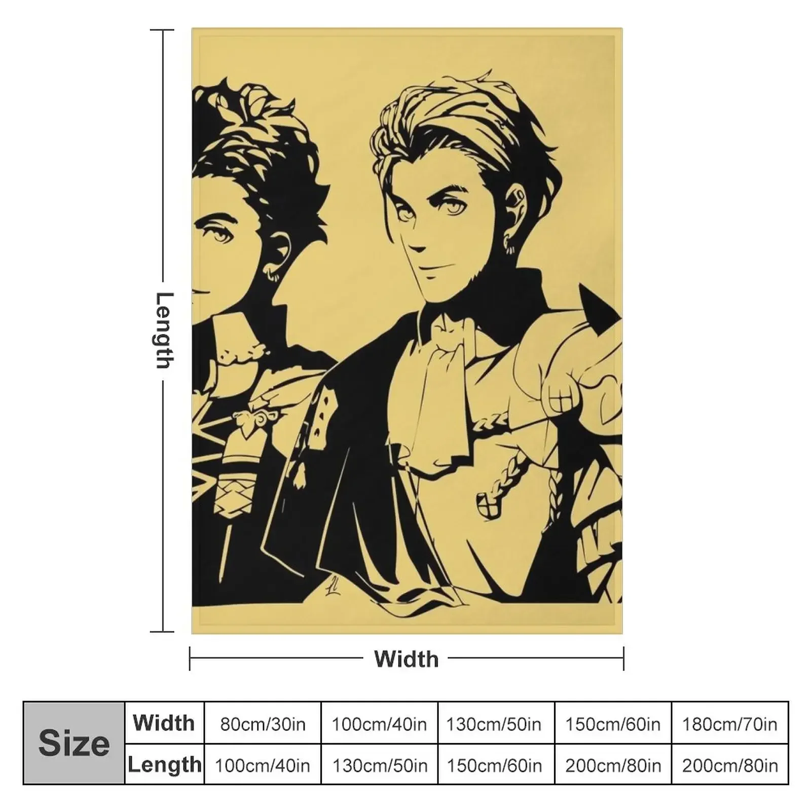 Claude Fire Emblem Three Houses - Pre & Post Time Skip Throw Blanket christmas decoration Kid'S Blankets