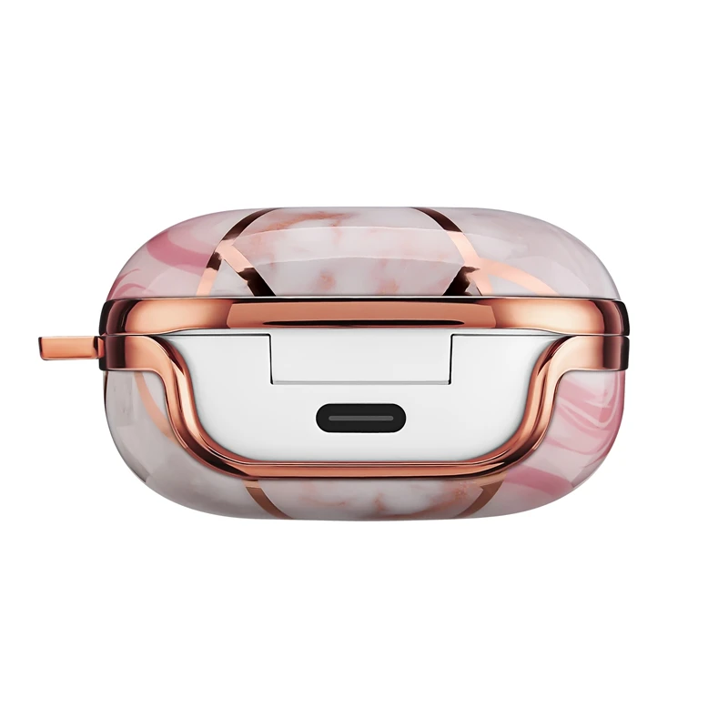 جراب سماعة فاخر مطلي بالكهرباء ، Samsung Galaxy Buds Live ، صندوق علبة بلوتوث لاسلكي
