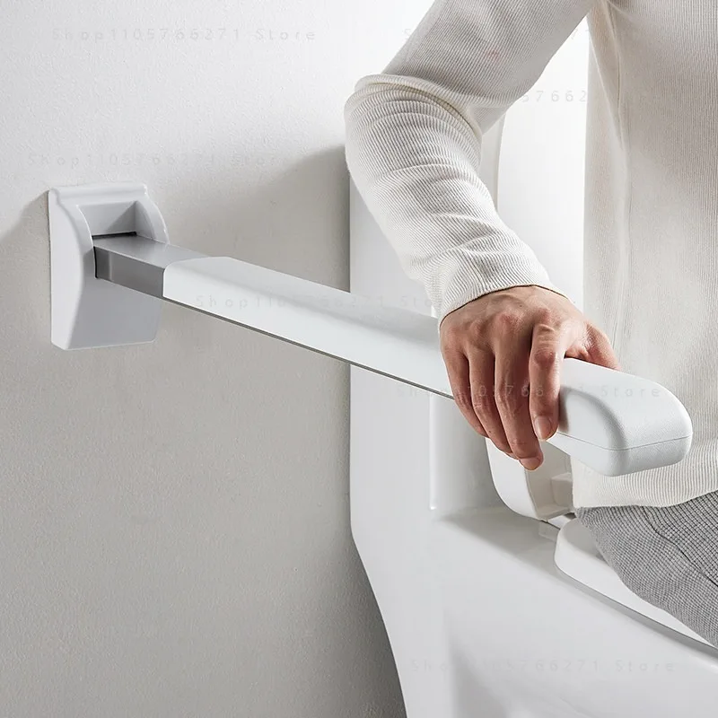Foldable Toilet Grab Bar Non-Slip Safety Handrail for Elderly Pregnant Bathroom Accessible Assist Rail