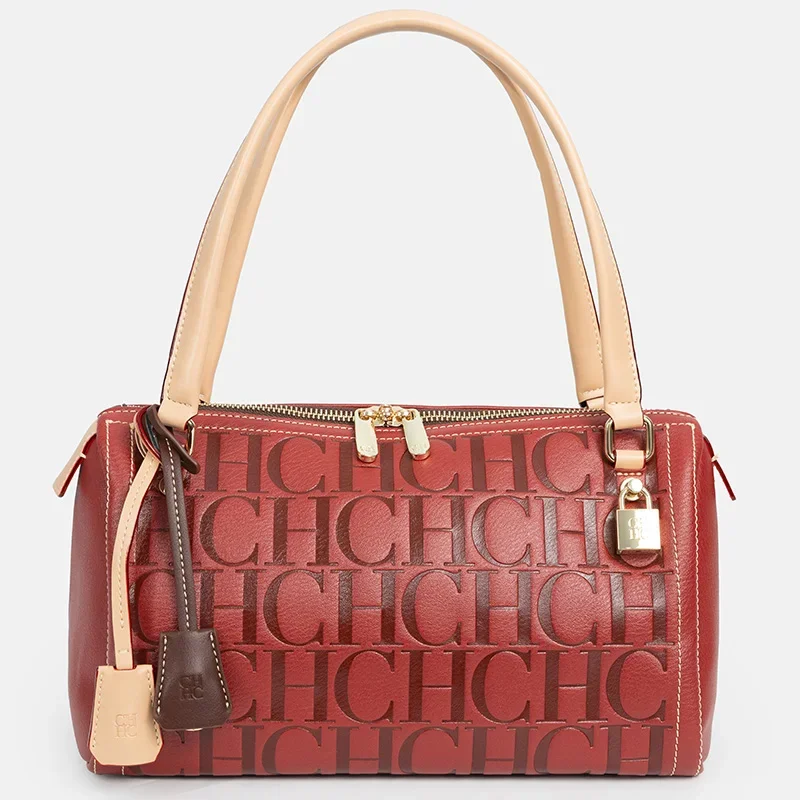 CH Brand Women Shoulder Bag Vintage Monogram Bag Chic Lock Ornament Women Daily Casual Handbag 2026 Fashion Trend image 2