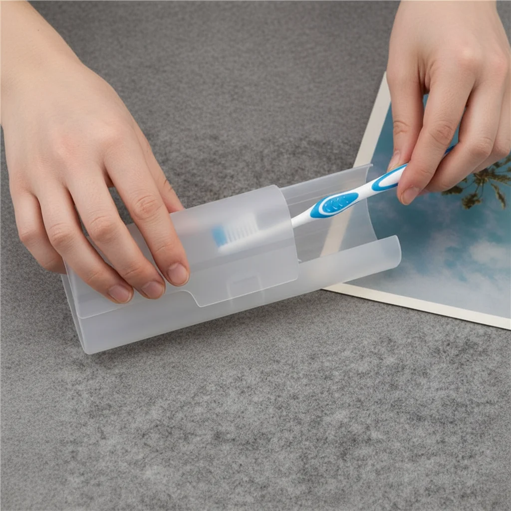 

Portable Frosted Glasses Case Ultralight Transparent Glasses Storage Box Plastic Eyeglass Case