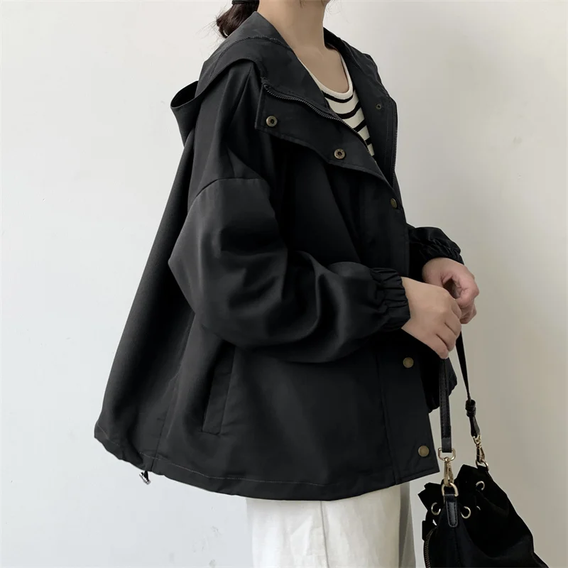 

Повседневная женская рабочая одежда свободного покроя, длинное волокно из полиэстера с принтом f, высокий воротник, застежка на пуговицах, чистая...