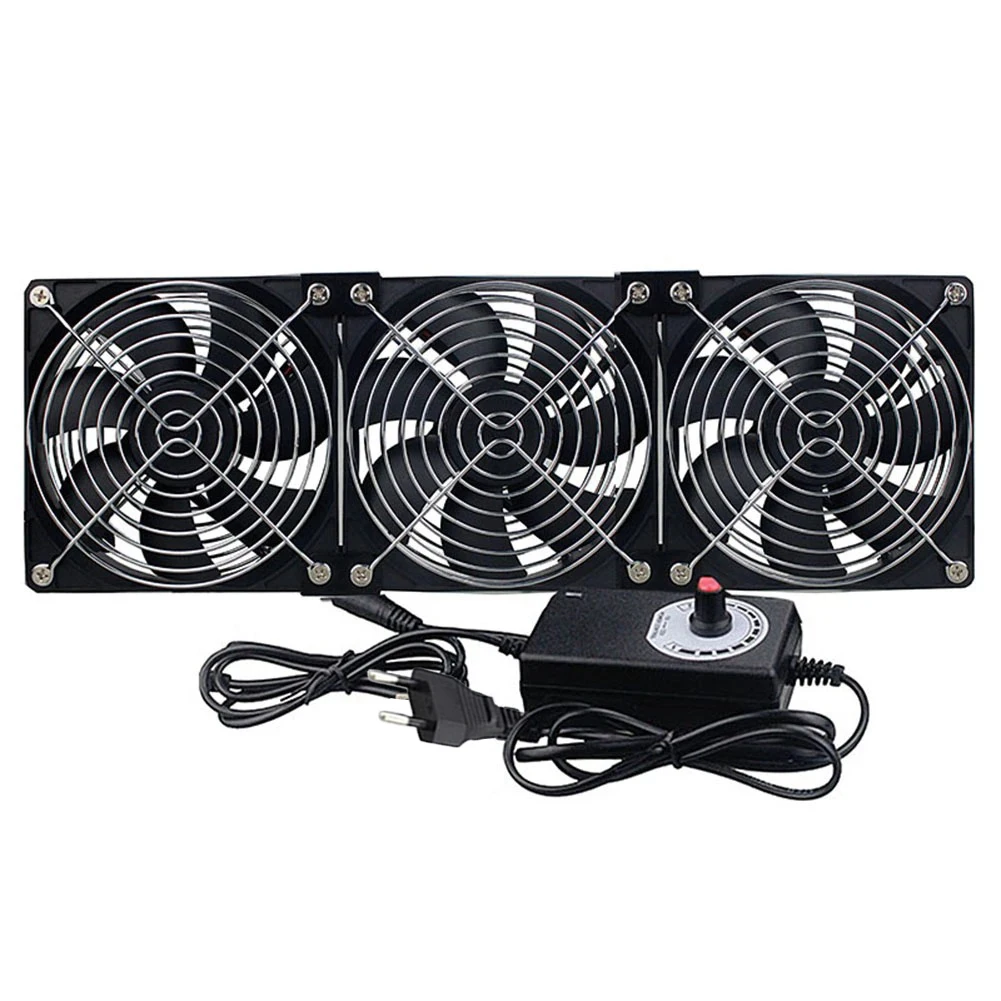 Cm Fan Cooling Chassis Adjustable Speed Control Cm Fan Cooling Iron Mesh Metal Clips RPM Adjustable Speed Control