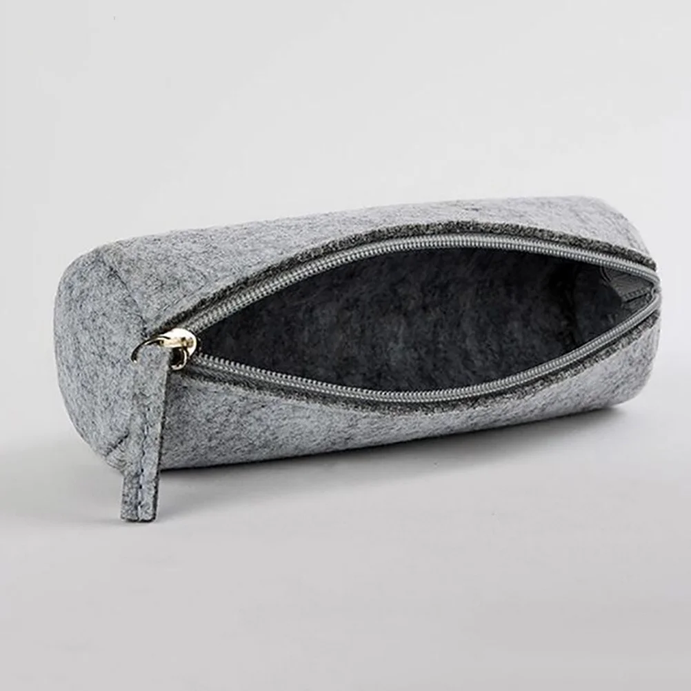 

2pcs Premium Large Capacity Cylinder Pencil Case Lightweight Pen Bag For School Stationery Travel Organizer Pencil