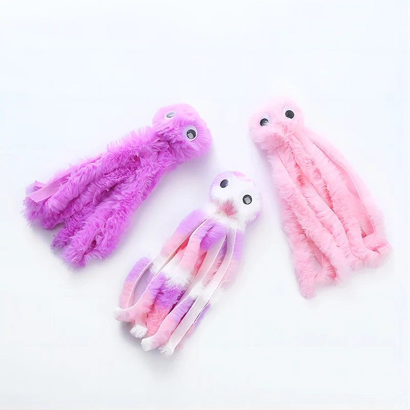 Cat toys Cute octopus plush toy cat interactive play toy  bite resistant teeth  pet supplies