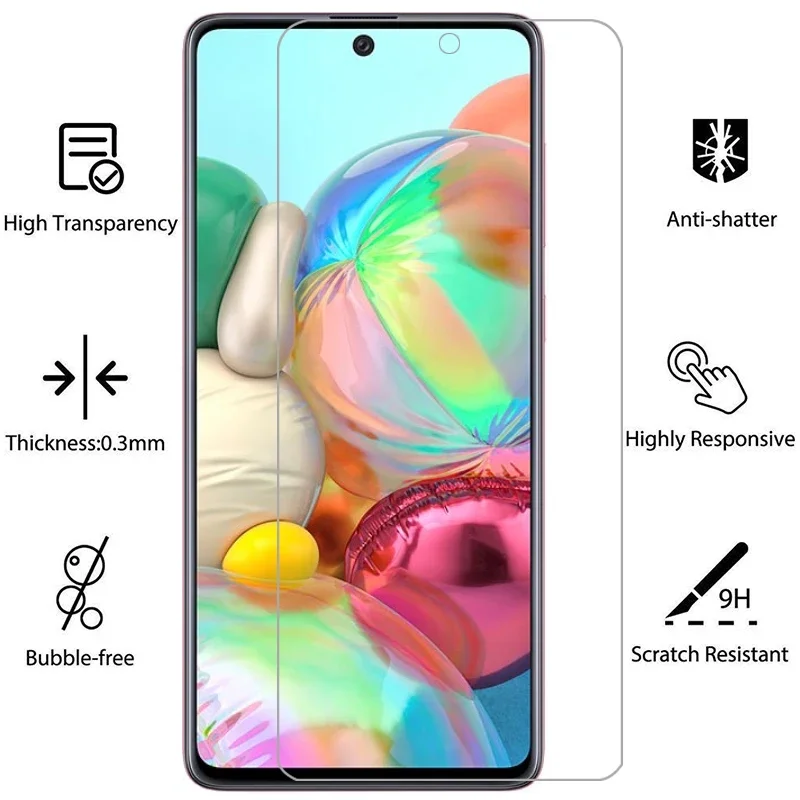 tempered glass case for samsung a71 cover on galaxy a 71 71a 4g 5g phone coque bag samsun samsumg sansung samsunga71 galaxya71