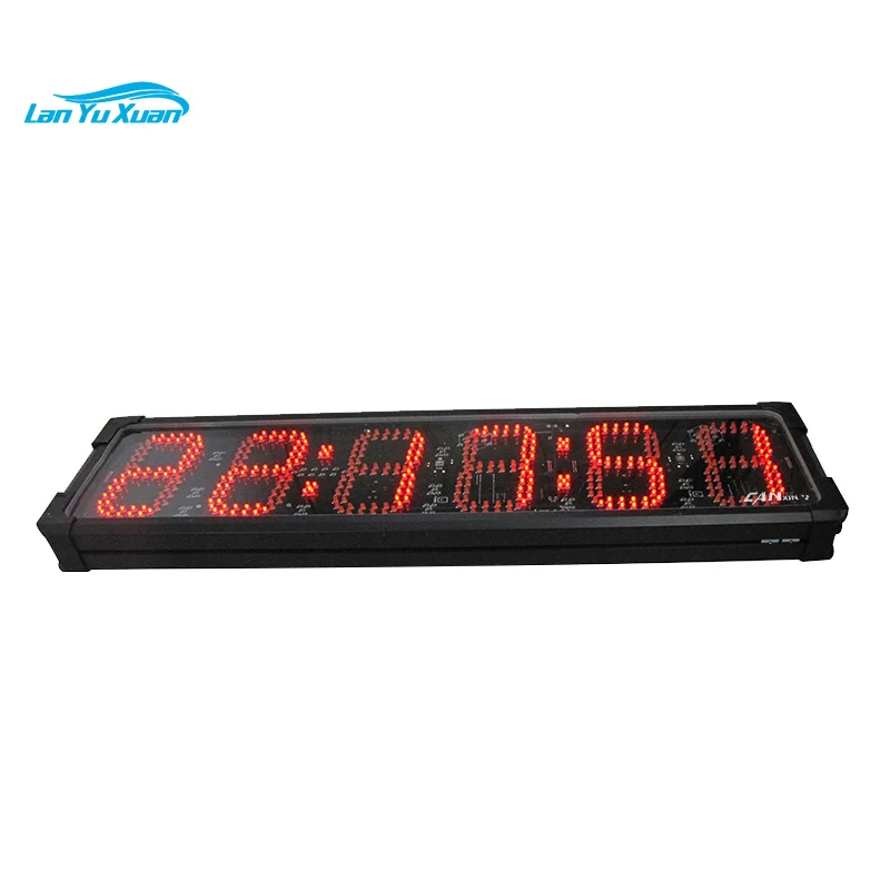 

6 Inch Rechargeable Gym Clock CE Timer Sport Speed Timer Promotional Countdown Timer Laboratory