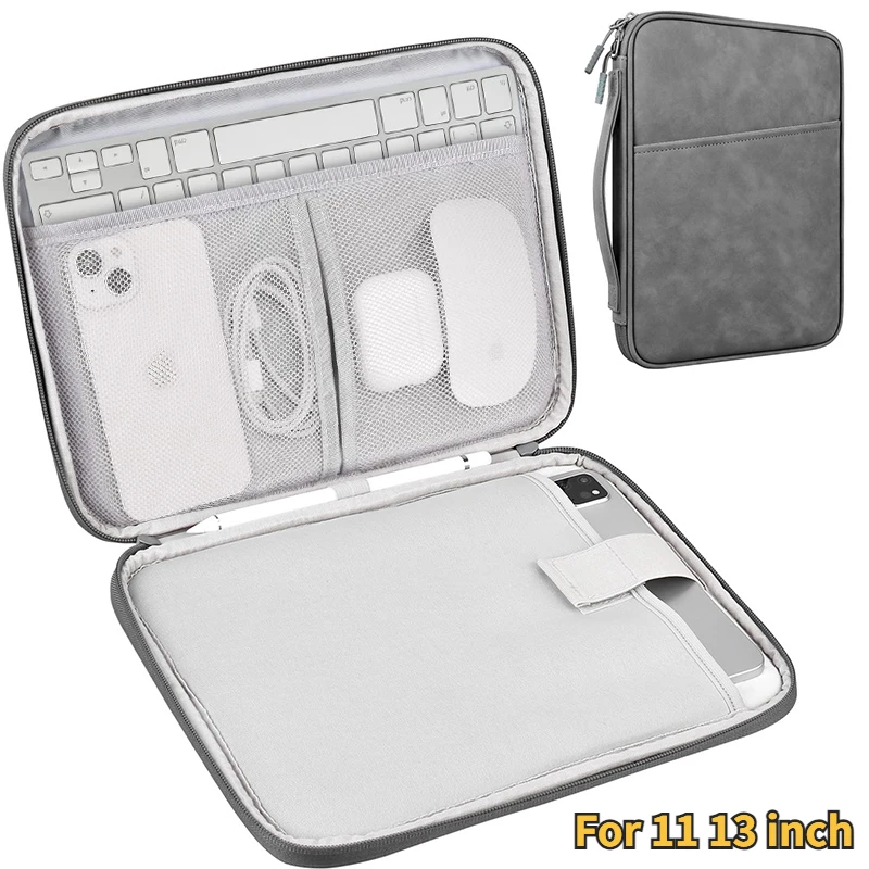 

Tablet Sleeve Bag For iPad Pro 12 9 11 13 inch Pouch apple pencil case Waterproof Tablet cases Bag Storing keyboard mouse