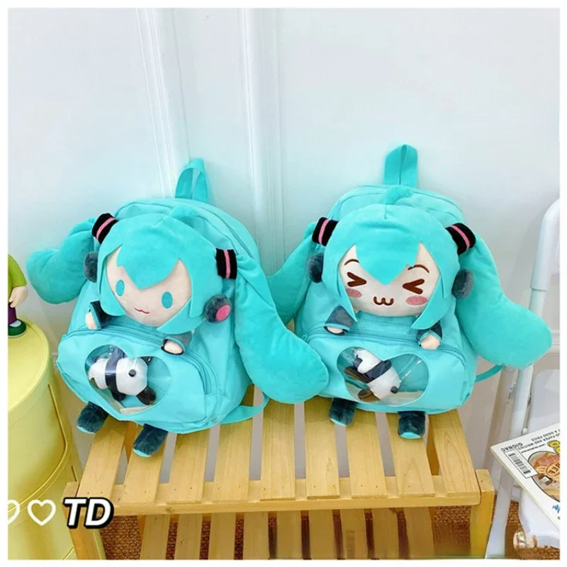 Animatiefilm Rondom Hatsune Miku Kersenbloesem Chuyin Schattige Mini Pluche Rugzak Schattige Pop Anime Tas