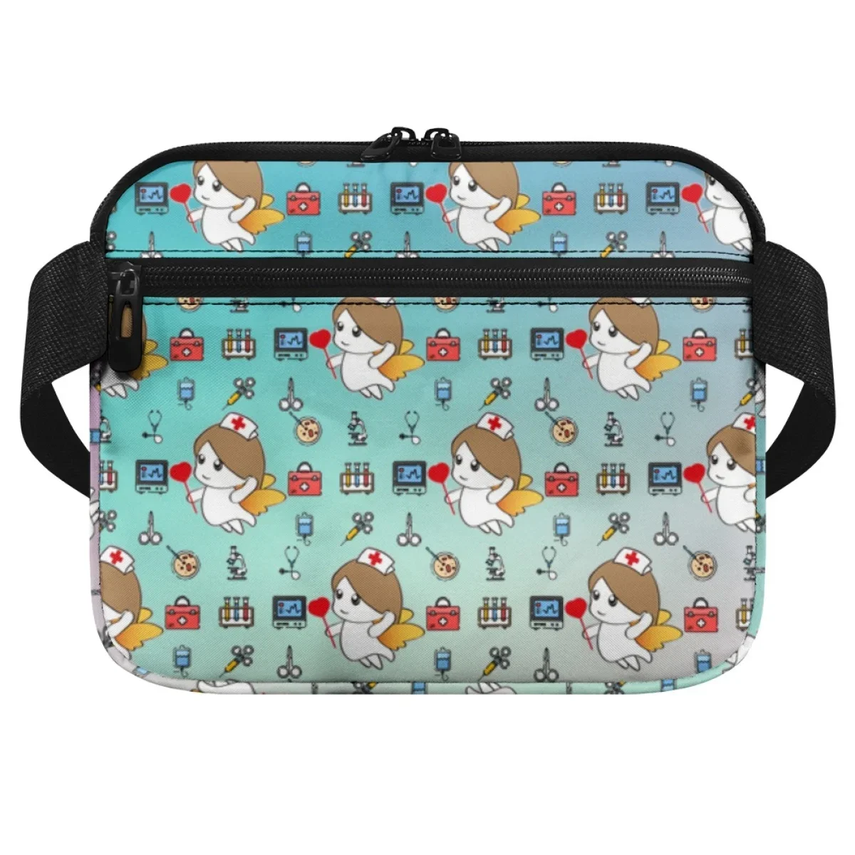 Pflege Gürtel tasche Gürtel Veranstalter für Frauen Cartoon Medical Designer Casual Frauen Hüft taschen für Stethoskop Medizin Lagerung