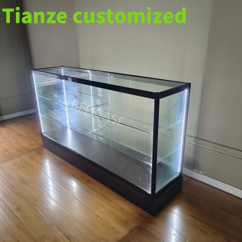 

(Customized) Custom Smoke Shop Glass Showcase Store Display Counters Cabinets Smoke Shop Interior Decoration Design