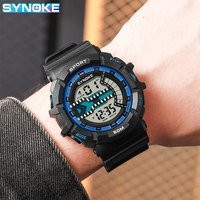 Digital Watch For Men Outdoor Military Fashion Retro Men Watch Sports Waterproof Men Watch Multifunctional Luminous SYNOKE