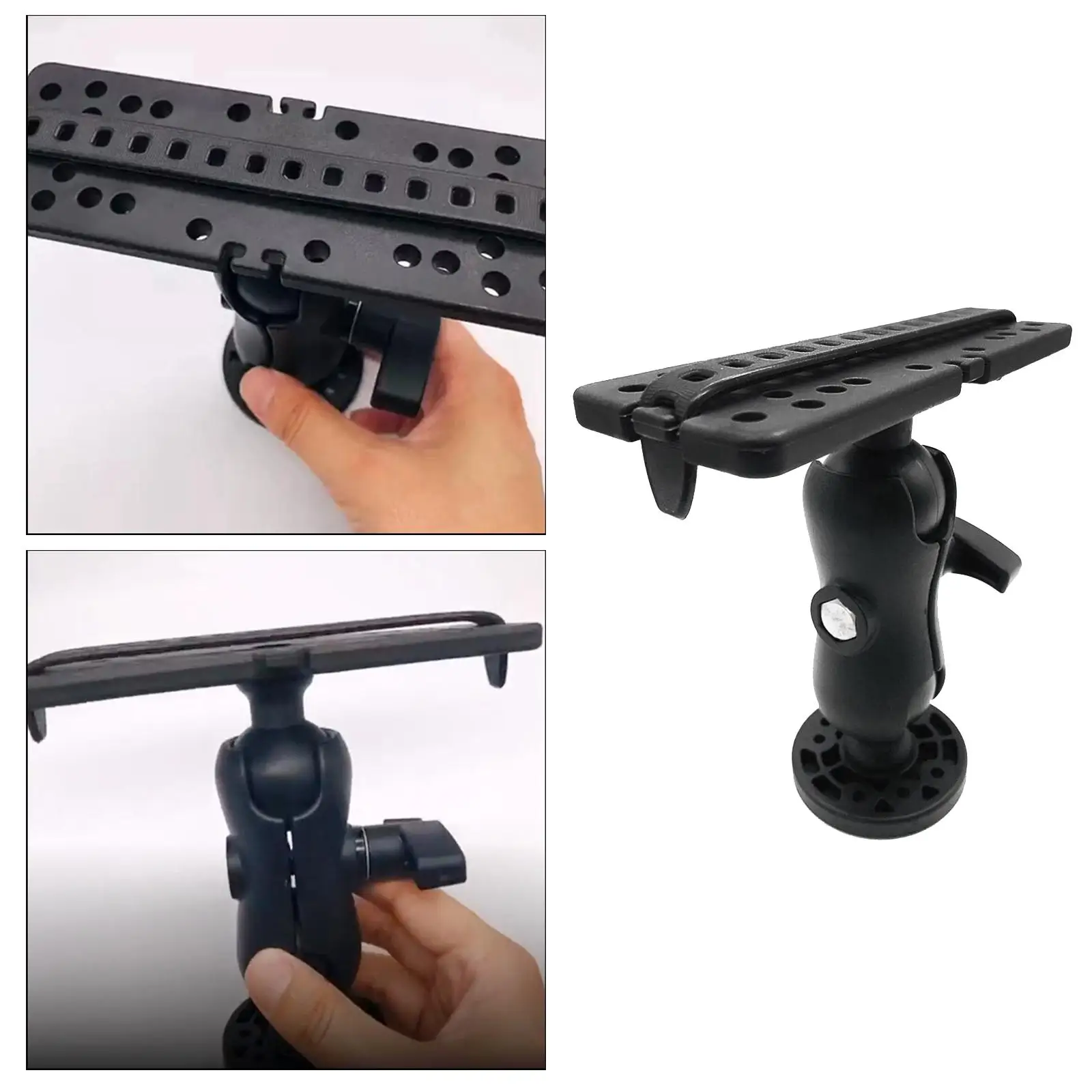 Boat Kayak Fishfinder Mount Black Marine Electronic Mount for Garmin Series