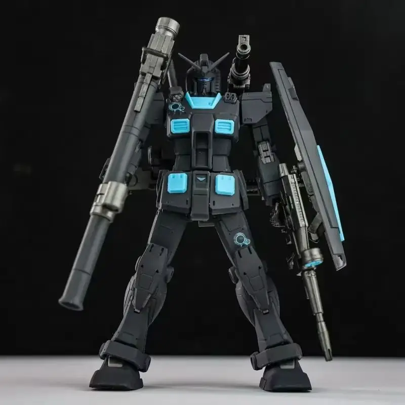 Ganso 1/144 Rx-78-2 Recirculação Cor Neon Bluet Base Conjunto Limitado Modelo Kit Boneca de Ação Decoração Boneca Crianças Brinquedo Presente