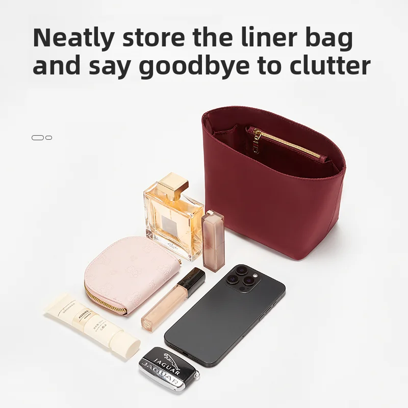 إدراج منظم الحقائب للجميع في مادة النايلون BB، حقيبة متينة تدعم ملحقات حقيبة التعديل الداخلية للتخزين