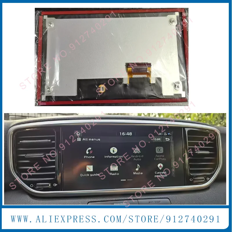 

Оригинальный 8-дюймовый сенсорный ЖК-дисплей для Kia Sportage IV 4 SAT NAV IA88612QLNG 96560-F1920fhv 96560-F1901FHV 2019 Ремонт ЖК-дисплея
