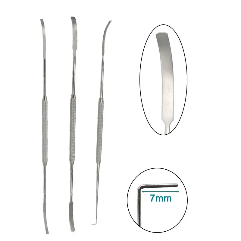 

GREATLH Orthopedics Surgical Instrument Nerve Root Stripper Double Tip Orthopedic Instrument Neuromicrosurgical Instruments pet