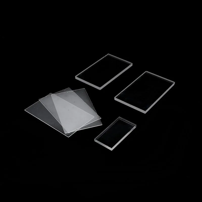 Research Grade JGS1 Quartz Substrate 10x10x1mm, Fine Polished Ultra Transparent Coated Optical Window, 20pcs Per Box