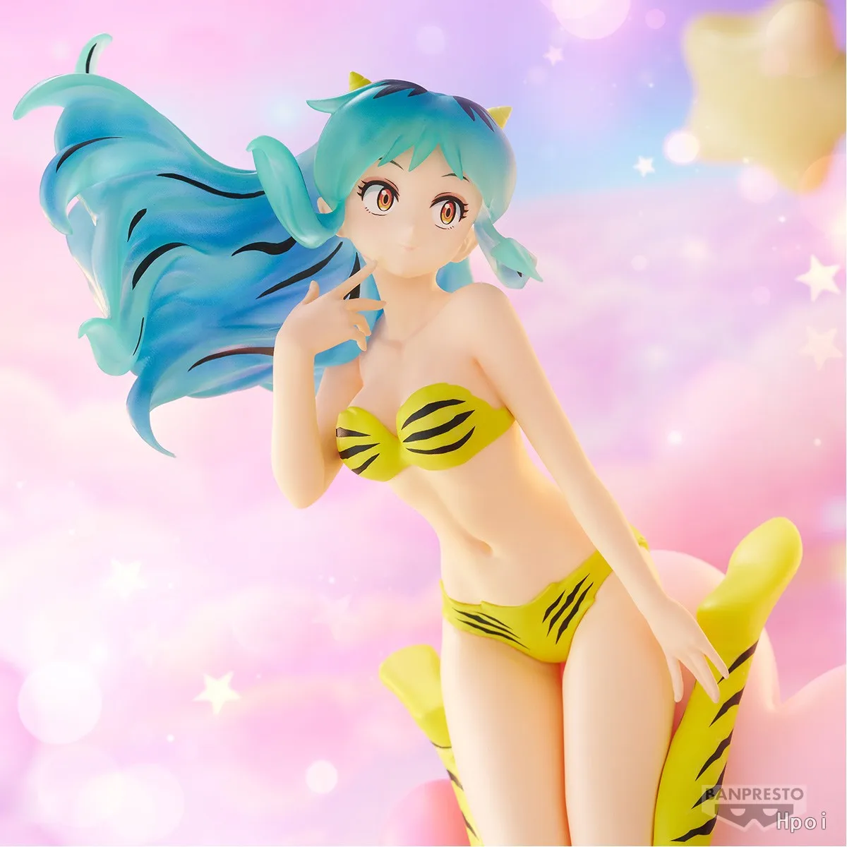 Original Original Bandai Prepainted BANPRESTO Espresto Urusei Yatsura Lum H=190mm Anime Charakter Modell Figur Dekoration