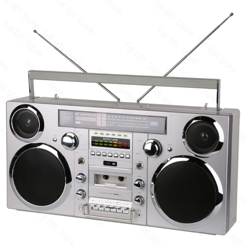 80s Style Stereo Retro Multifunctional High Quality Home Retro Speaker with FM/AM Radio Retro Bluetooth Radio Speaker
