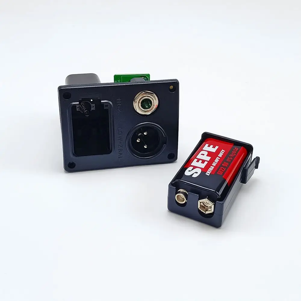 Premium 9V Battery Case For Acoustic Guitar Pickup Panel Electric Instrument Power Supply Mounting Box Accessory