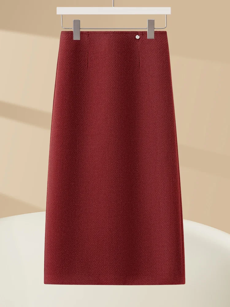 Saia Midi A-Line de Cintura Al - A-Line Skirt Midi avaliação e preço