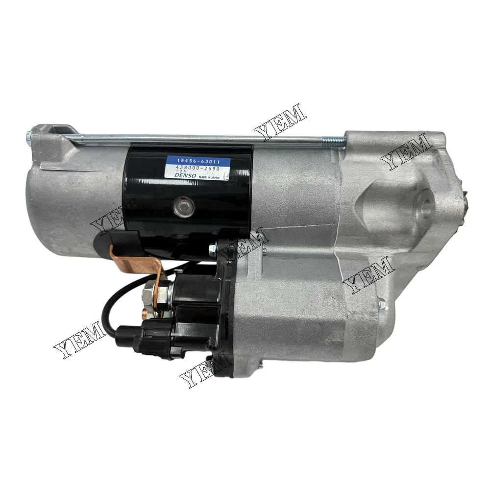 

For Kubota V3800 engine parts Starter Motor 1E456-63010 12V