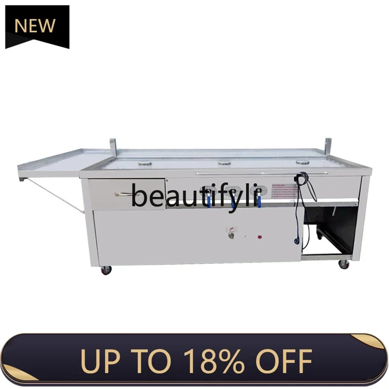 

Z189 Breakfast three or four-hole steaming and selling integrated steam furnace steaming buns Taiwanese steamed buns machine