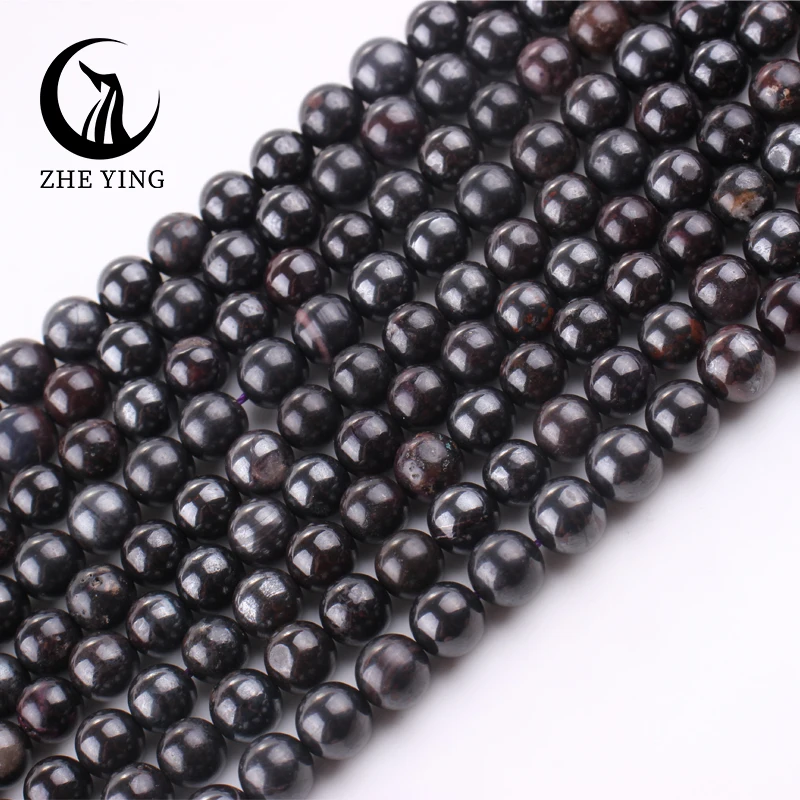 

High Quality Natural Sugilite Beads South Africa Smooth Round Spacer Loose Beads For Jewelry Making DIY Bracelet Accessories 15"