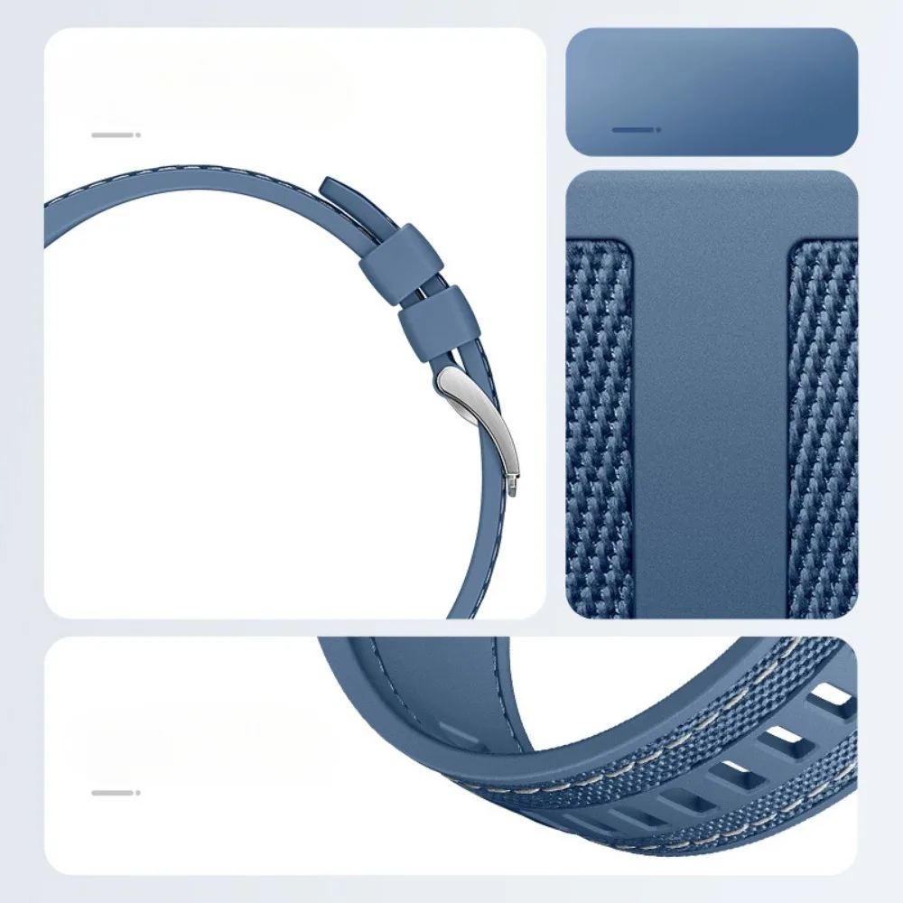 22mm Silicone Band for Huawei Watch GT5 Pro 46mm Sport Woven Strap GT3 GT2e Nylon Band correa huawei watch GT4 official-website