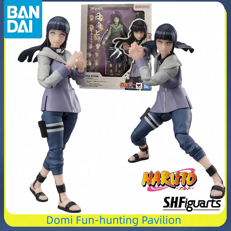 

Bandai Original SHF NARUTO Shippuden Anime Figure Hyuuga Hinata -Virtuous Byakugan- Joint Movable Model Finished Action Toys