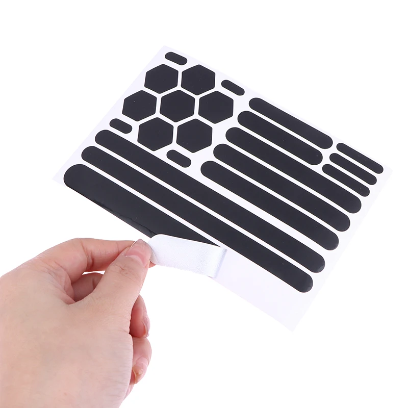 *Motorcycle Helmets Invisible Black Reflective Stickers Simple And Effective Reflective Tape For Helmets Bikes