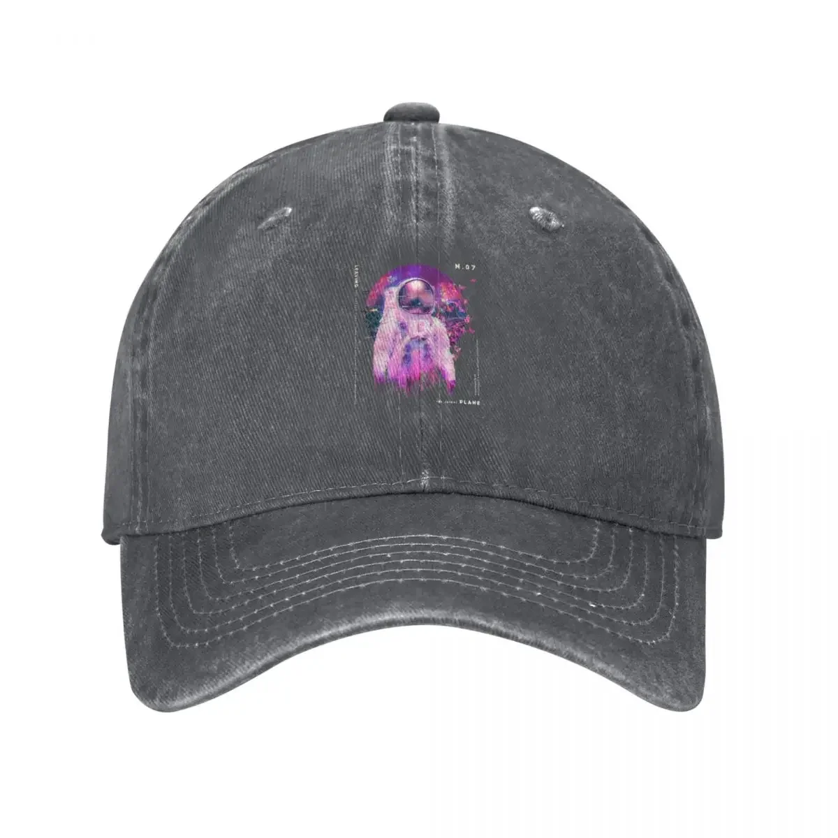 

Glitch astronaut in vaporwave style Baseball Cap Trucker Hat Trucker Cap Visor New In The Hat For Men Women's