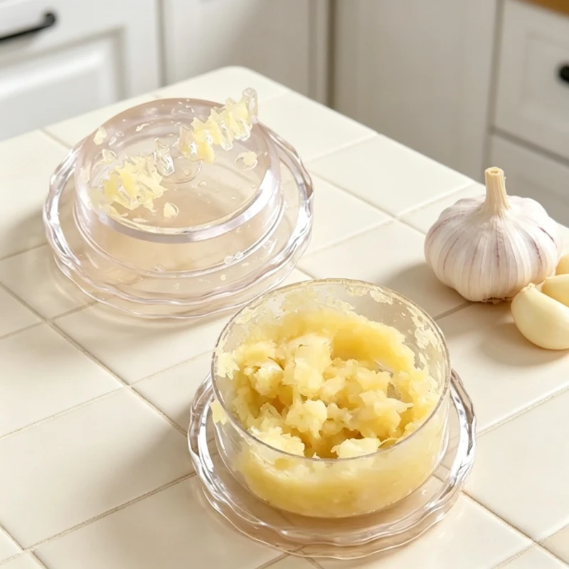 Household Manual  Multifunctional Garlic Grinder Garlic Puree Paste Maker Ginger Crusher Garlic Mincer Chopper Kitchen Tool