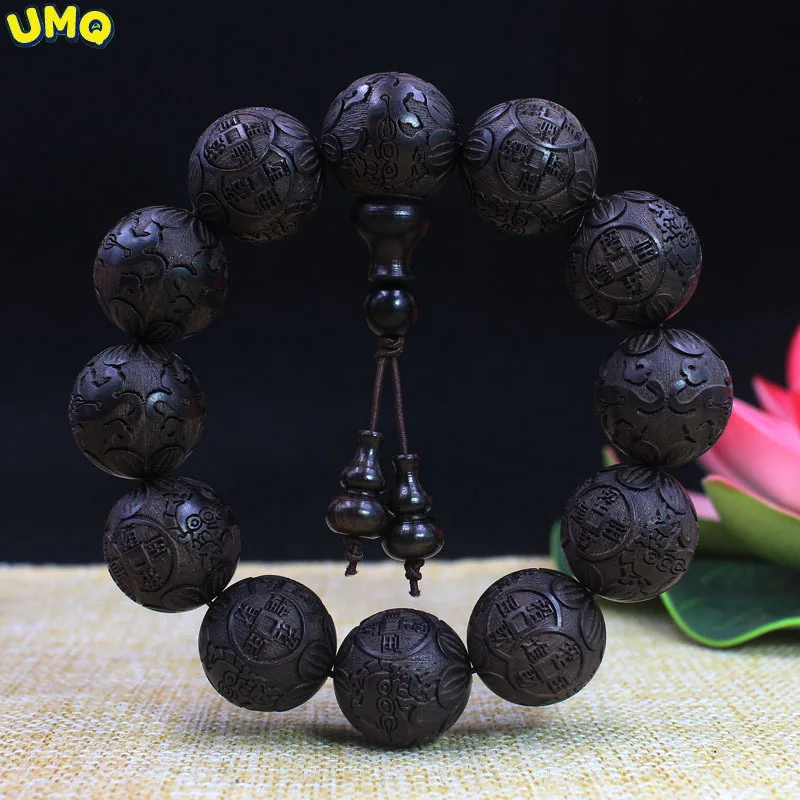 

Ebony Beaded Lucky Zodiac Jewelry Men's Wrist Mara Bead Bracelet