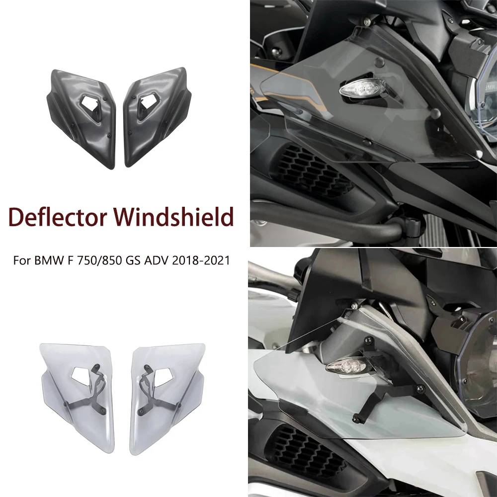 

For BMW F 750/850 GS ADV 2018-2021 Up per Turn Signal Deflector Windshield Airflow Deflector Motorcycle Accessories