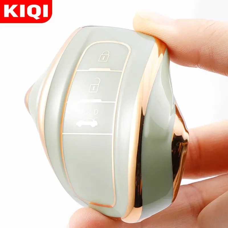 بولي TPU سيارة عن بعد 2/3/4 زر مفتاح غطاء شل لتويوتا كامري حقوق الإنسان كورولا RAV4 أفالون لاند كروزر برادو بريوس حامي #4