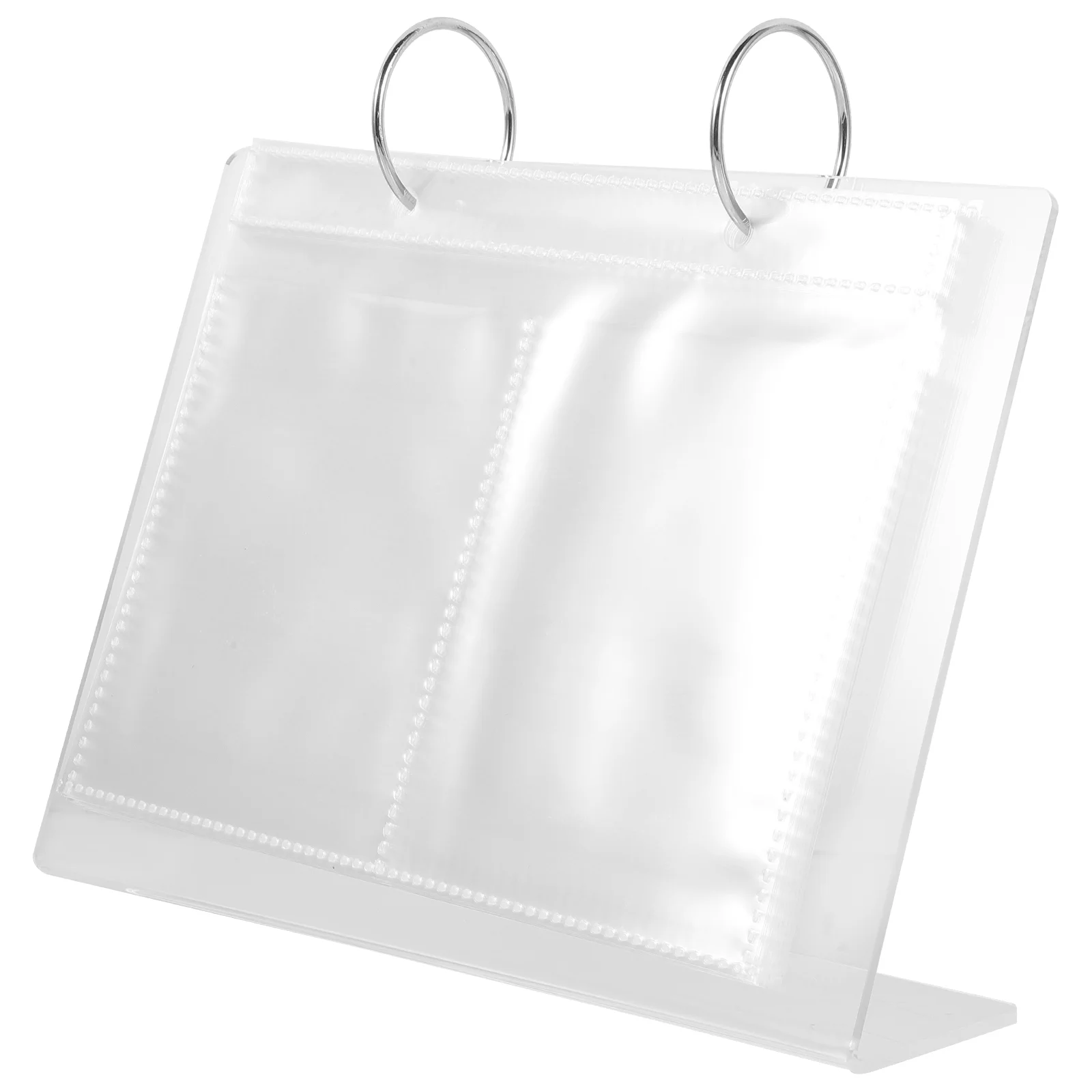 

Card Binder Sticker Display Stand Transparent Stickers Books Applique Nail Collecting Album Travel