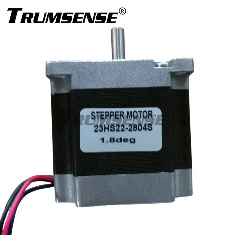 High torque Stepper Motor 23HS22-2804S  L 56 mm Nema 23 with 1.8 deg  2.8 A  126 N.cm and  bipolar 4 lead wires