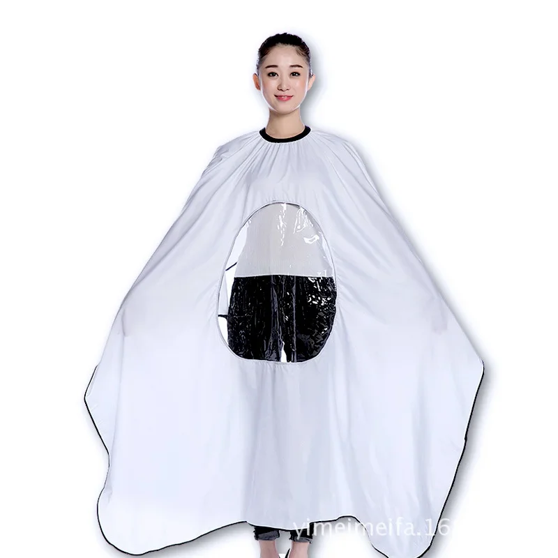 Professional Salon Apron Waterproof Cape Barber Styling Tool Salon Hairdresser Visible Apron Hair Cutting Hairdressing Gown Cape