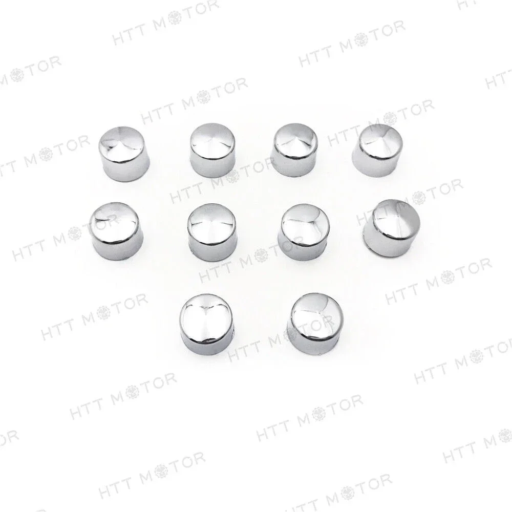 

10x 3/8" Allen Socket Bolt Cap Covers Dress Kit For Harley Davidson Misc Hardware ABS Plastic Aftermarket Motorcycle Parts