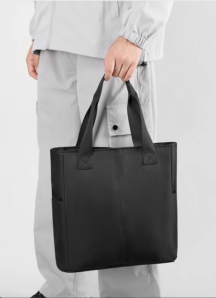New Business Men's Handbag, Casual and Fashionable Computer Briefcase, Multi-functional Waterproof Large-capacity Storage Bag