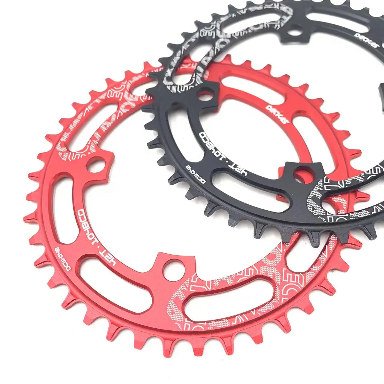 Deckas 104BCD Chainring Oval / Round Wide Narrow Chainwheel MTB Mountain Bike Bicycle 32T-52T Crankset Tooth Plate Parts 104 BCD