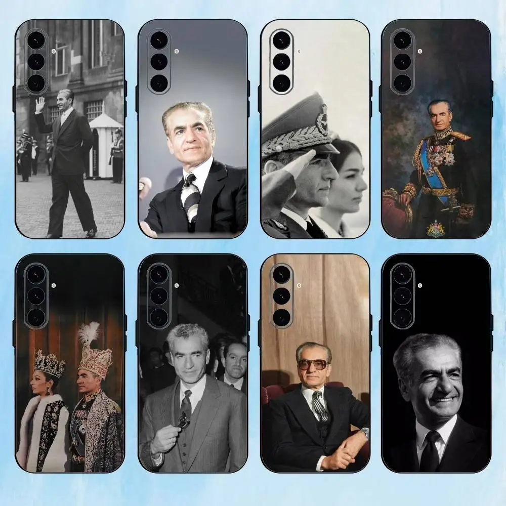 

M-Mohammad Reza Pahlavi Iran Phone Case For Samsung Galaxy A73,A72,A71,A70,A53,A52,A51,Others Soft Black Cover