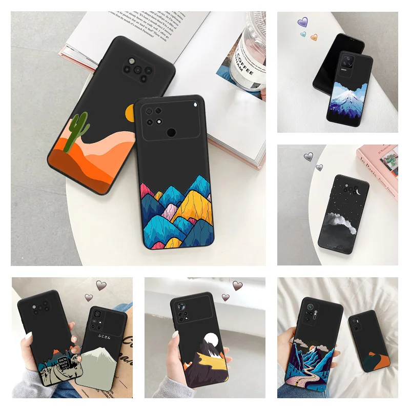 New Trend Phone Case For Pixel 8 7 6 7A 6A Honor 90 70 X6 X7 X8 X9A Magic5 Pro X6A 8X Snow Mountain Volcano dune Soft Back Cover