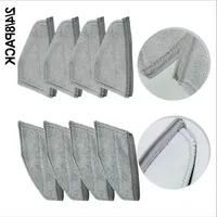 Mop Cloth Kit For ROIDMI EVE Max Cleaning Cloth Mop Robot Vacuum Cleaner Spare Parts Left And Right Mop Cloths Washable Cloth